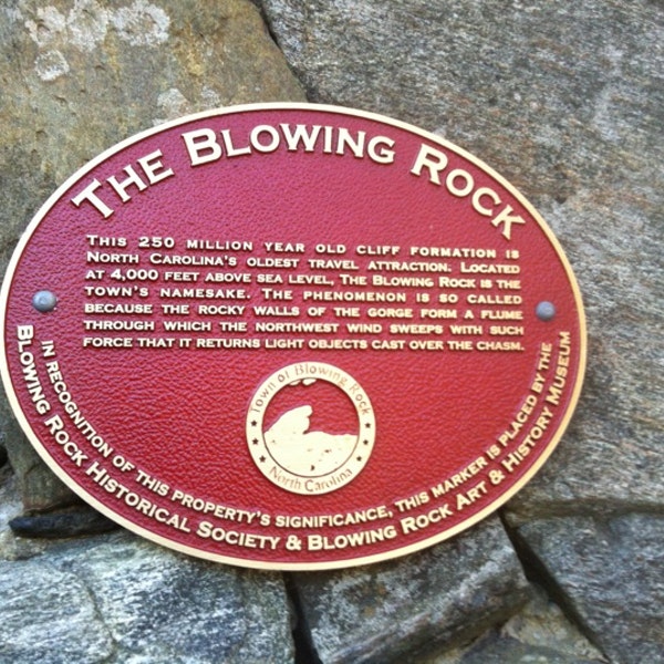 Blowing Rock The Legend of the Name Vincent Properties